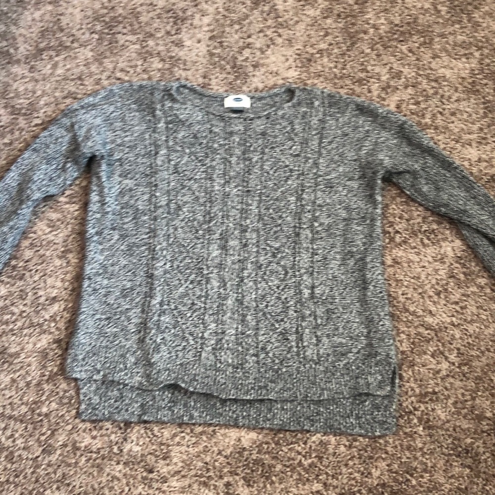 grey sweater